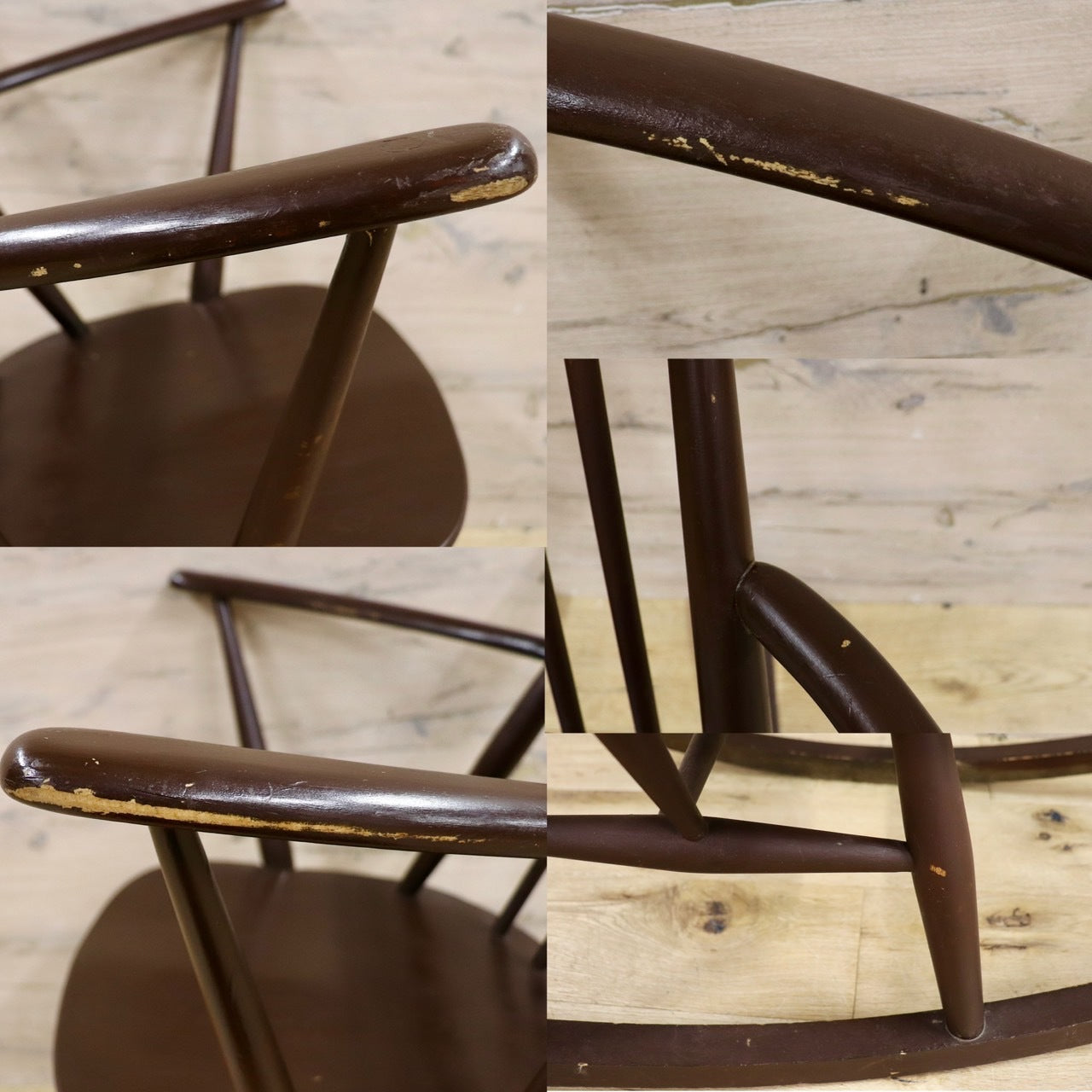 GMHS544○ERCOL / アーコール ゴールドスミス イギリス アンティーク ロッキングチェア ヴィンテージ レトロ 揺り椅子 レトロ