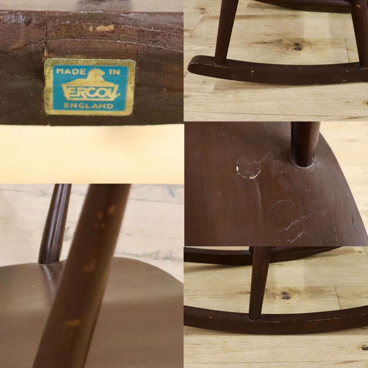 GMHS544○ERCOL / アーコール ゴールドスミス イギリス アンティーク ロッキングチェア ヴィンテージ レトロ 揺り椅子 レトロ