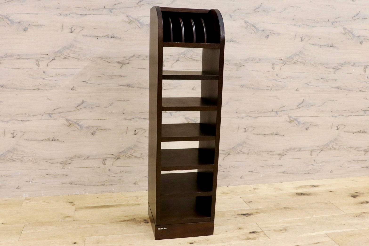 GMHS547○karimoku / カリモク スリッパラック 収納ラック 玄関収納 スリッパ立て 収納棚 レトロ ヴィンテージ 国産家具