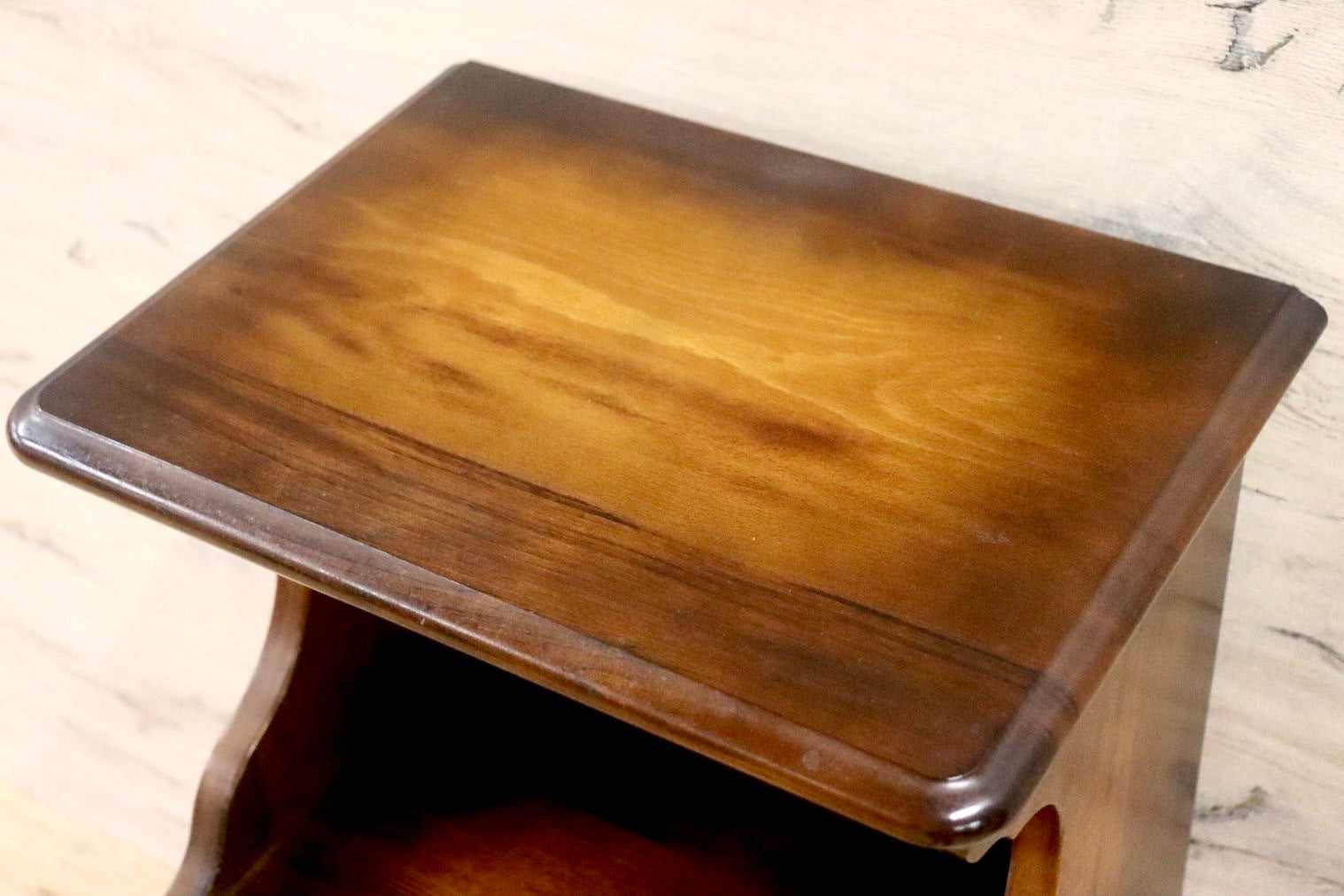 GMHK764○karimoku / カリモク コロニアル 電話台 FAX台 花台 飾り台 収納家具 国産家具