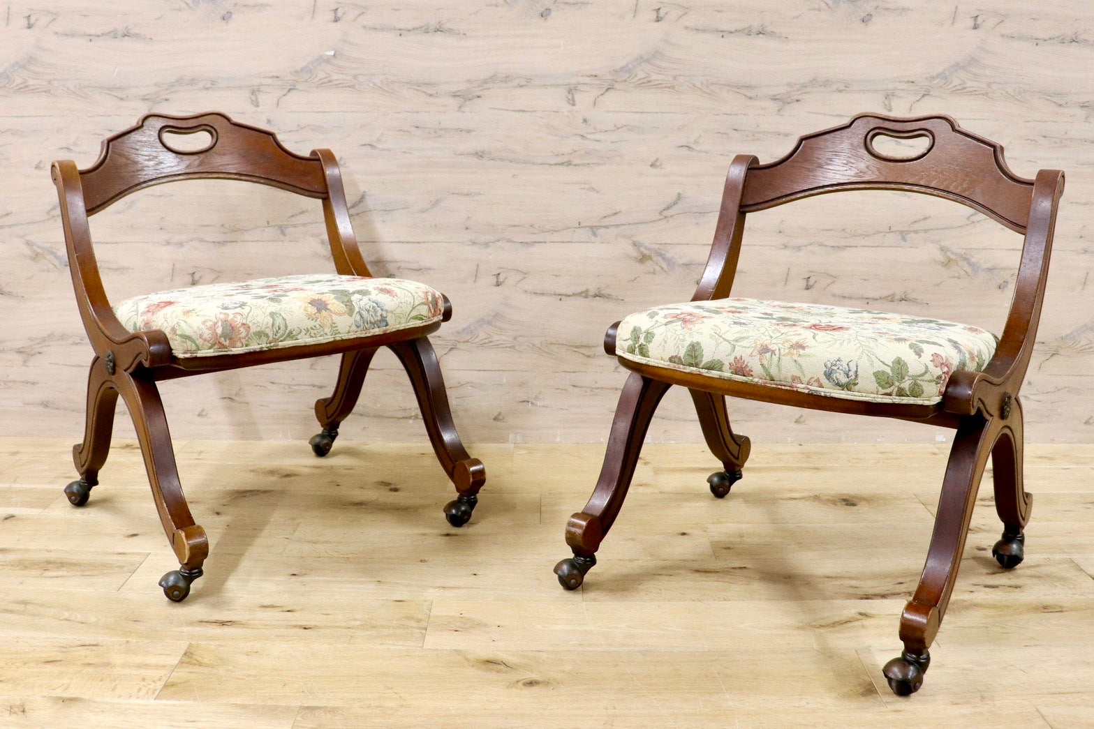 GMHK775○DREXEL HERITAGE / ドレクセルヘリテイジ エスペラント ダイニングチェア 椅子 2脚セット ヴィンテージ クラシック 稀少