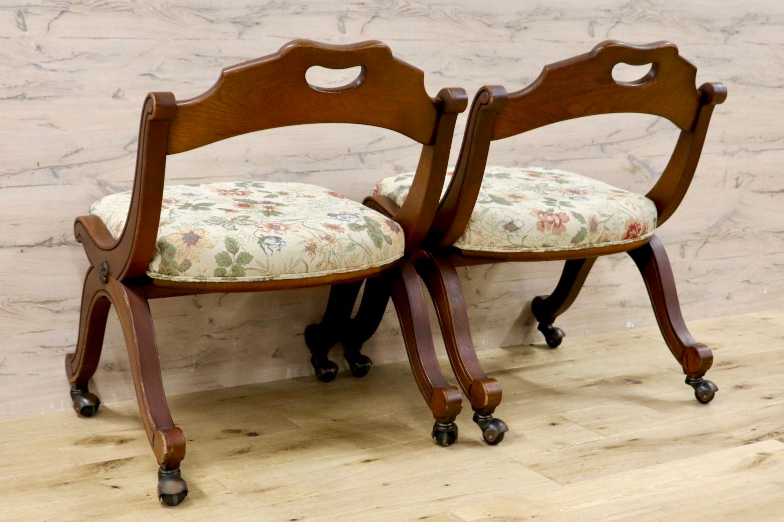 GMHK775○DREXEL HERITAGE / ドレクセルヘリテイジ エスペラント ダイニングチェア 椅子 2脚セット ヴィンテージ クラシック 稀少