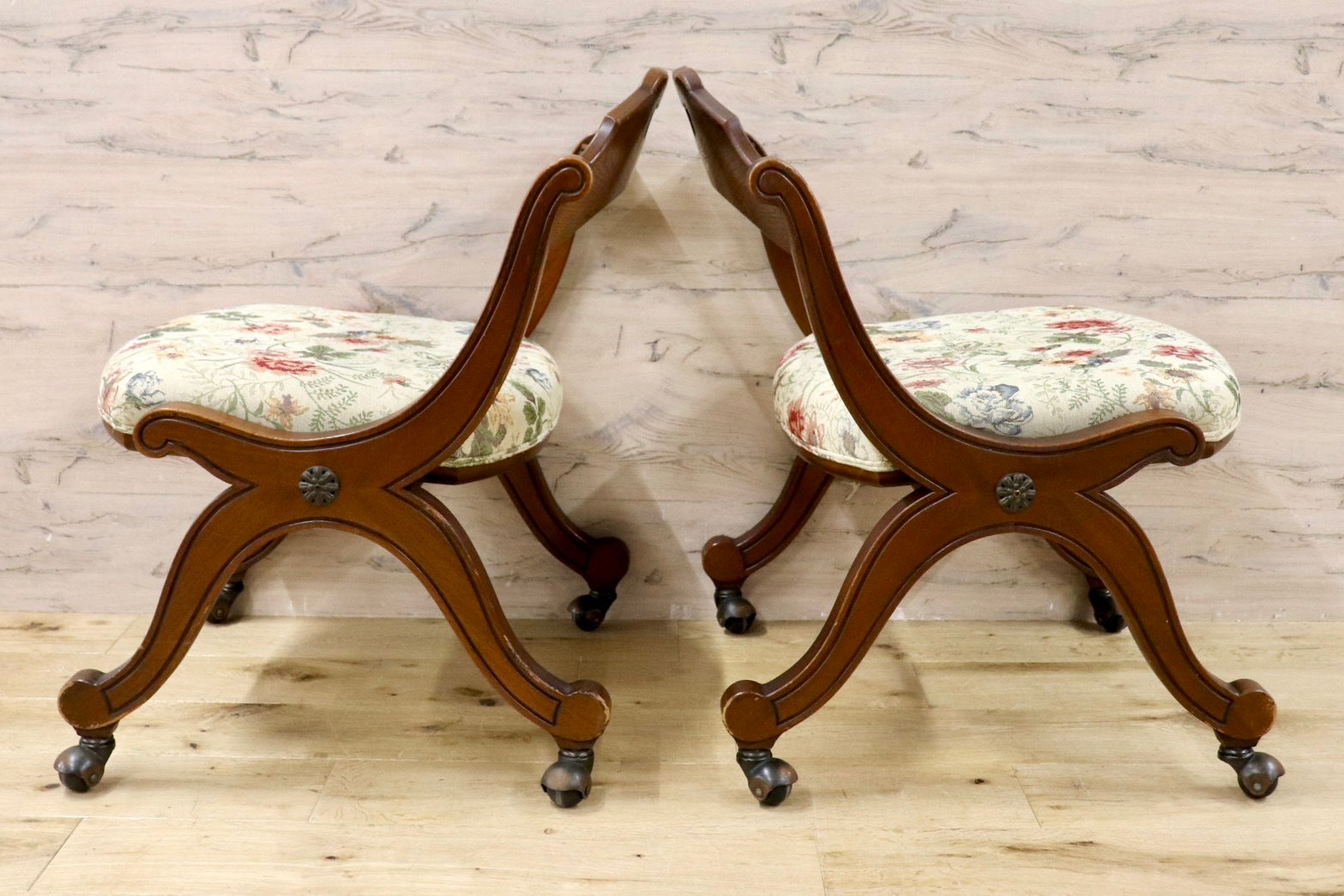 GMHK775○DREXEL HERITAGE / ドレクセルヘリテイジ エスペラント ダイニングチェア 椅子 2脚セット ヴィンテージ クラシック 稀少