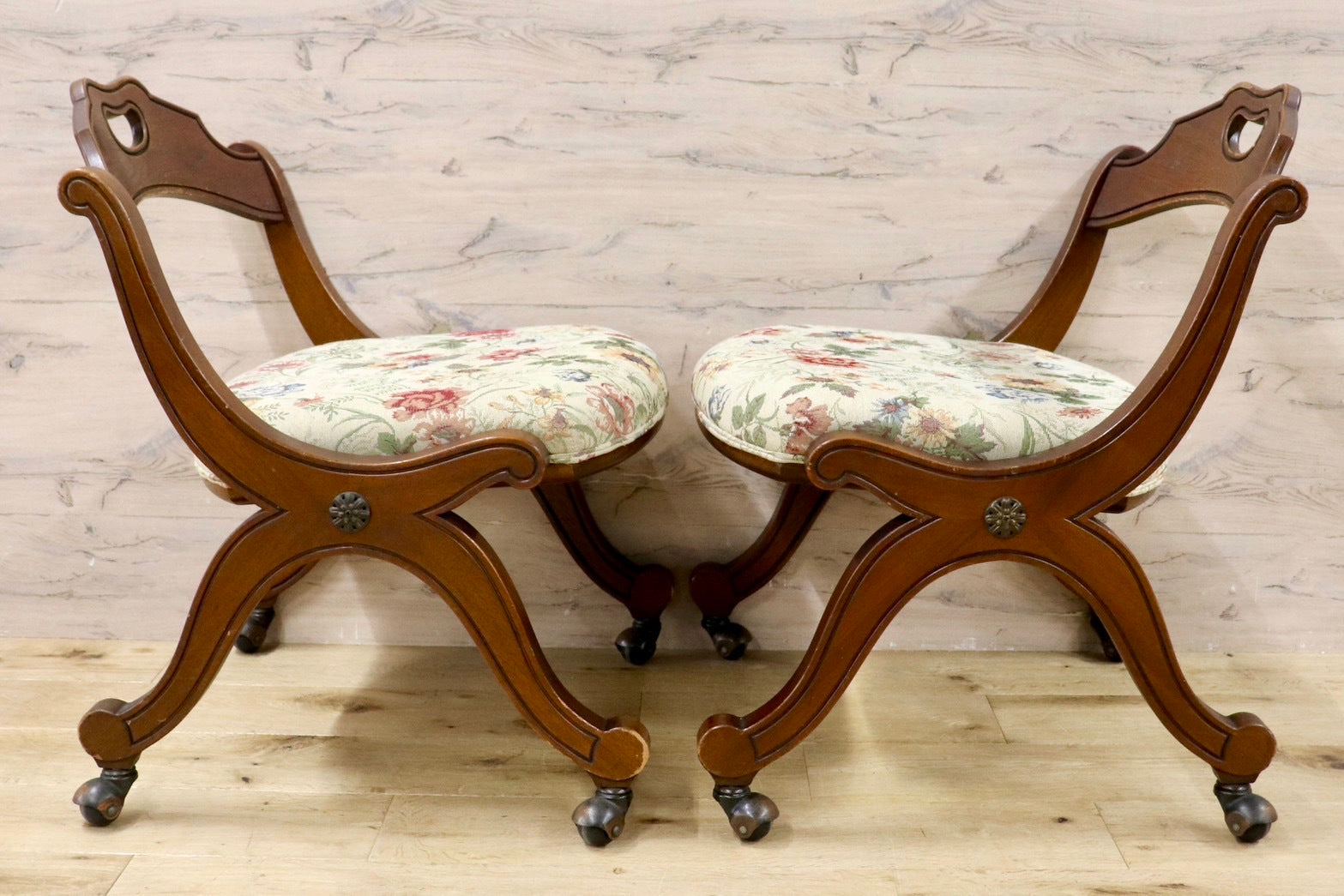 GMHK775○DREXEL HERITAGE / ドレクセルヘリテイジ エスペラント ダイニングチェア 椅子 2脚セット ヴィンテージ クラシック 稀少