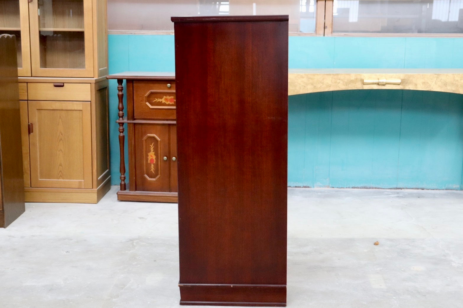 GMHH509A○メープル不二屋 神戸洋家具 クラシック 8段チェスト チェスト 収納家具 引き出し ヨーロピアン アンティーク 稀少