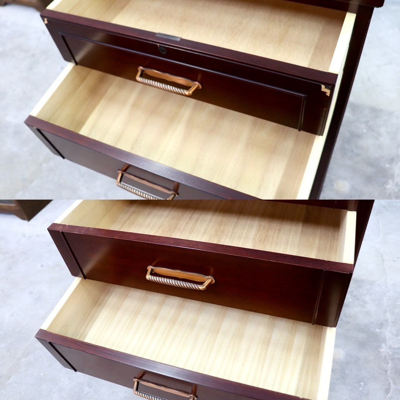 GMHH509A○メープル不二屋 神戸洋家具 クラシック 8段チェスト チェスト 収納家具 引き出し ヨーロピアン アンティーク 稀少