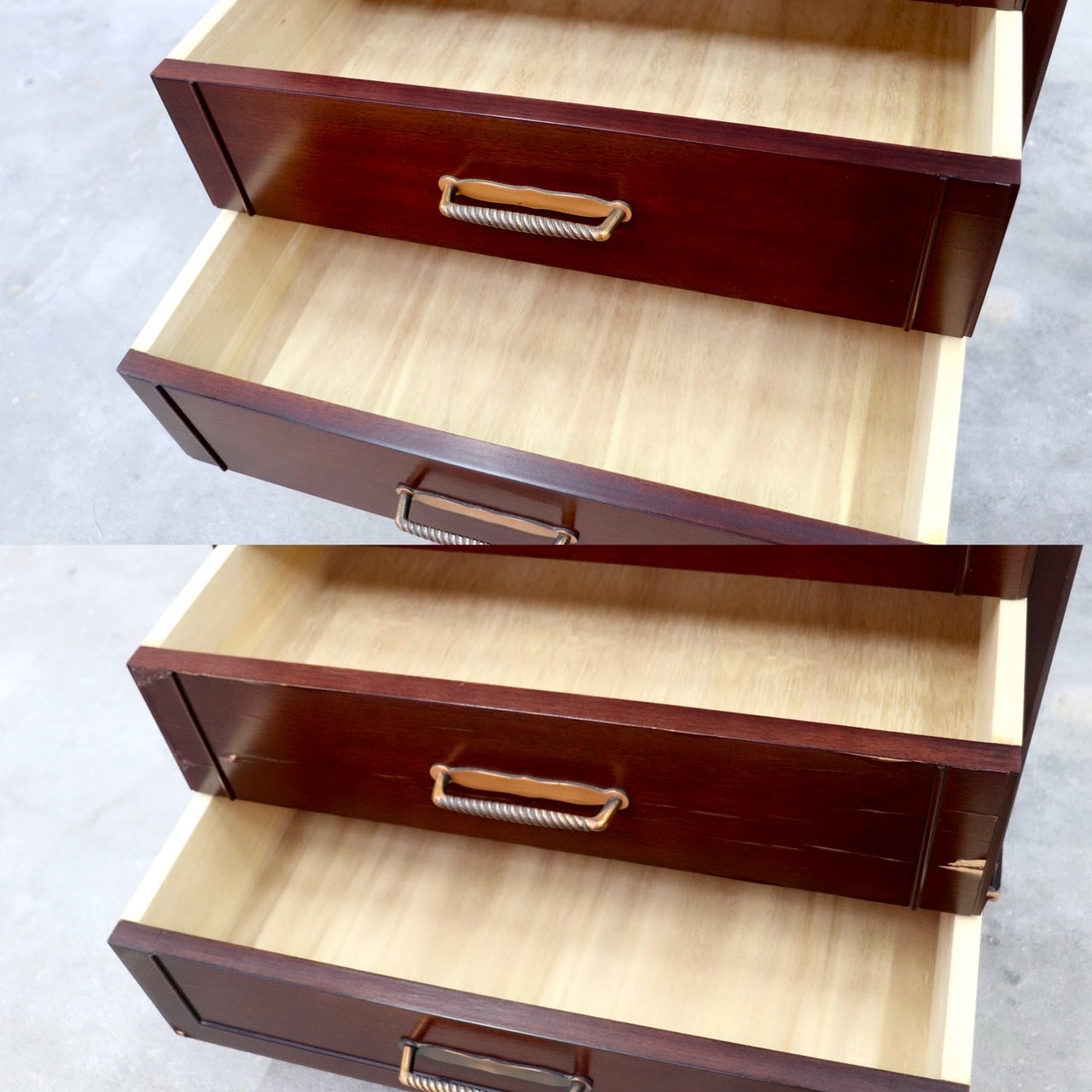 GMHH509A○メープル不二屋 神戸洋家具 クラシック 8段チェスト チェスト 収納家具 引き出し ヨーロピアン アンティーク 稀少