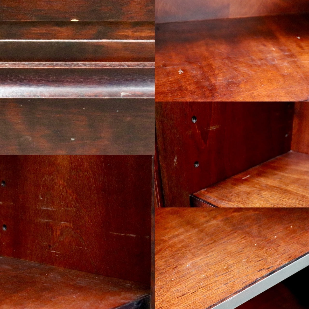 GMHH284○民芸家具 キャビネット 本棚 書棚 キャビネット 飾り棚 ブックシェルフ 樺材 和家具 和モダン 古民家 検)和光 北海道民芸家具