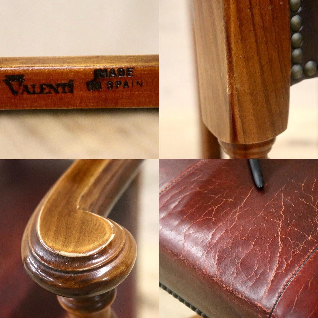 GMHO122B○VARO.S.A. VALENTI / バロッサバレンティ カクトワールチェア スペイン最高峰 ダイニングチェア 椅子 本革 定価21万