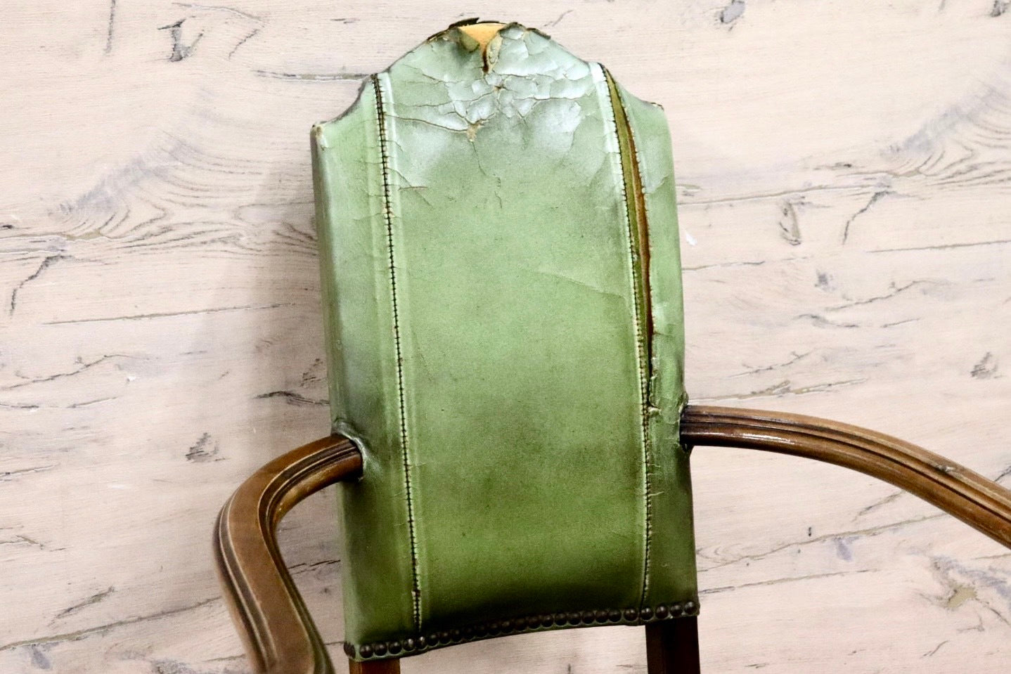 GMHO122D○VARO.S.A. VALENTI / バロッサバレンティ カクトワールチェア スペイン最高峰 ドールチェア 椅子 本革 定価21万 ヴィンテージ