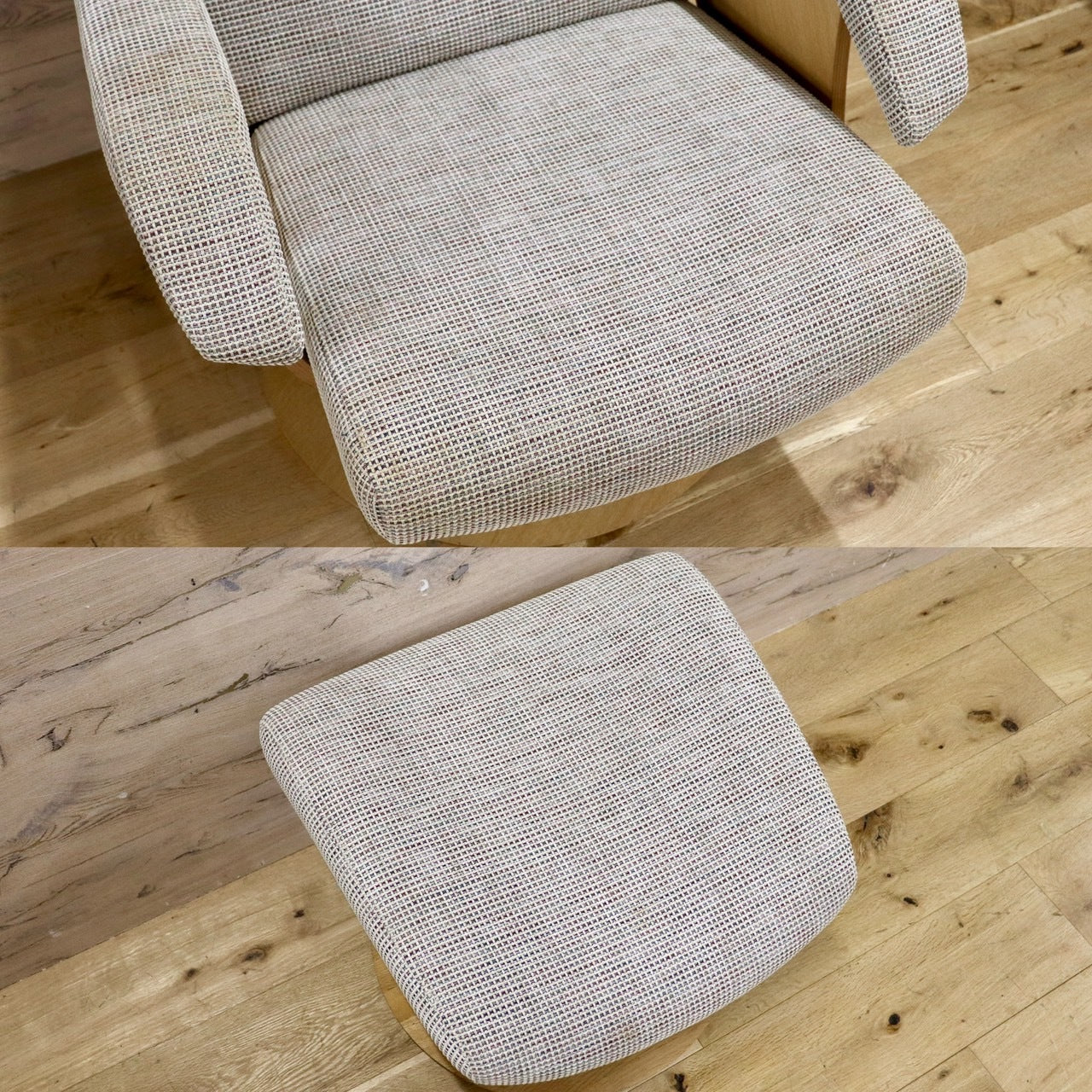 GMHH498○karimoku / カリモク THE FIRST ザファースト RUシリーズ リクライニングチェア パーソナルチェア オットマン ファブリック