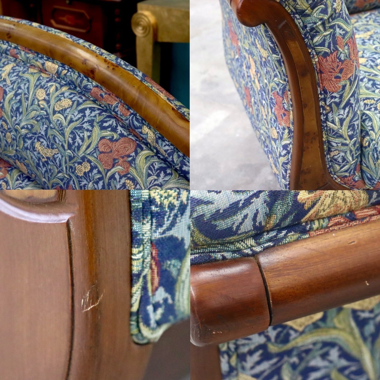 GMHS477C○TECHNA / テクナ 2人掛けソファ ラブソファ ファブリック 店舗 オフィス 什器 クラシック モダン VICTORIA&ALBERT MUSEUM