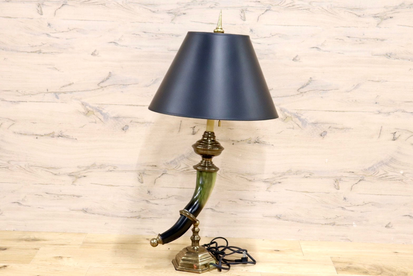 GMHS445○Horn Table Lamp テーブルランプ ベッドサイドランプ デスクライト スタンドライト 寝室家具 ヴィンテージ イタリアモダン