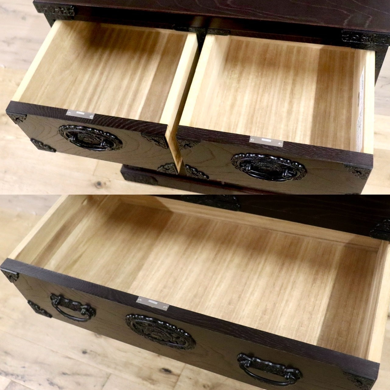 GMHS561○民芸家具 チェスト 整理タンス 小物入れ 収納家具 和家具 和モダン 欅材 和室 座敷 古民家 アンティーク