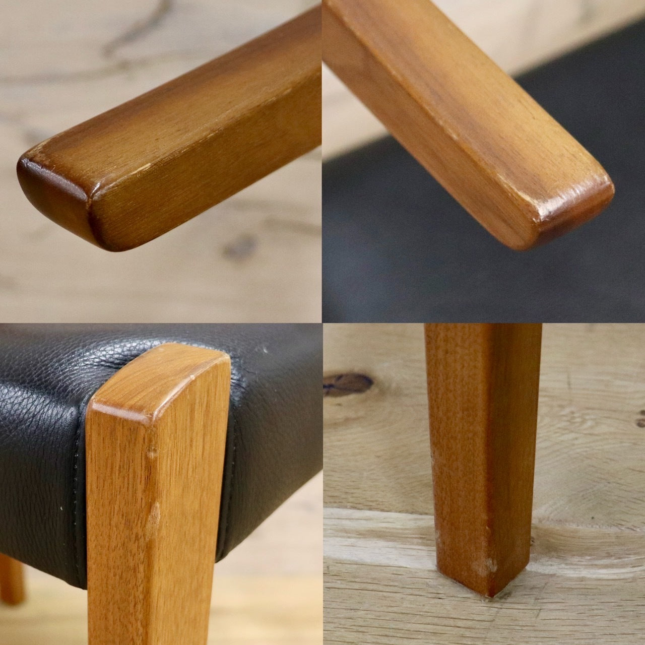 GMHS565C○NAGANO INTERIOR / ナガノインテリア アームチェア 食卓椅子 ダイニングチェア 本革 チェリー材 北欧スタイル モダン