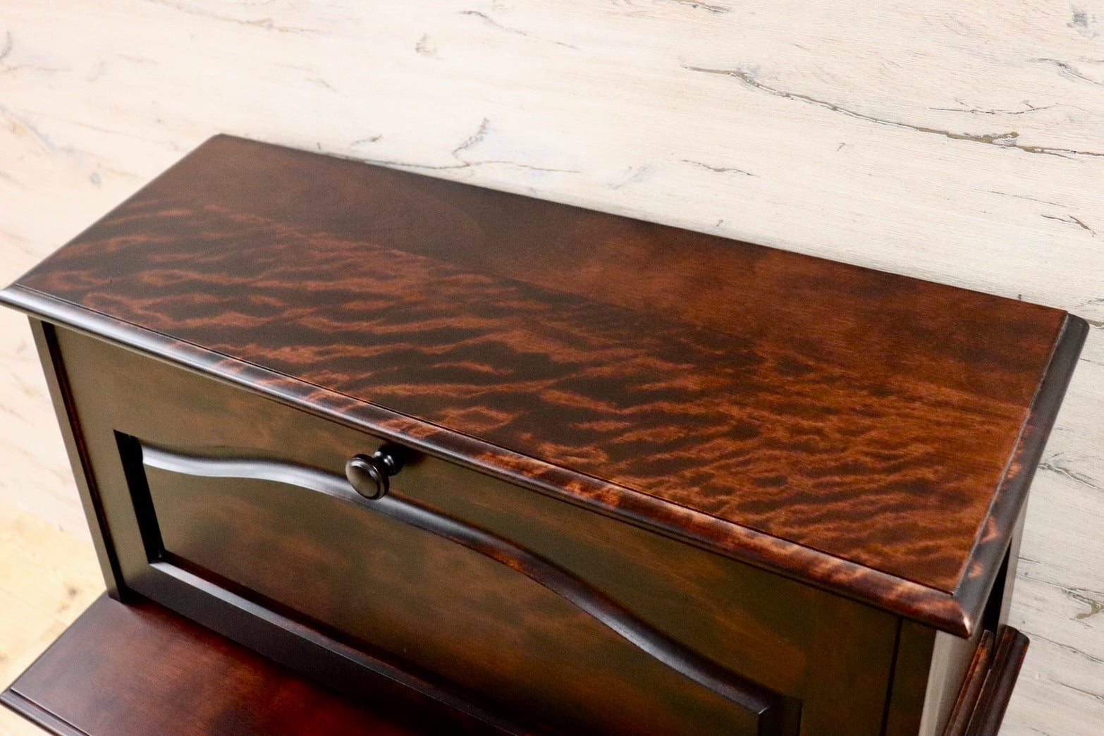 GMHS576B○神居民芸 ライティングビューロー 収納家具 和室 和モダン 旭川家具 和光 樺材 アンティーク 古民家