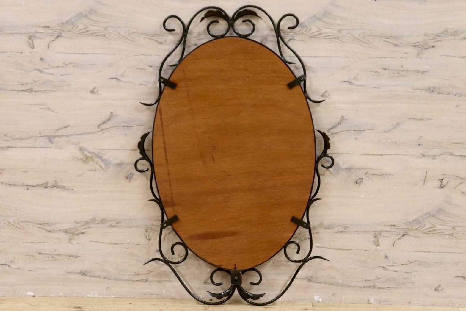 GMHK836E○アイアンミラー ウォールミラー 壁掛けミラー 壁掛け鏡 姿見 アンティーク アイアンフレーム クラシック レトロ