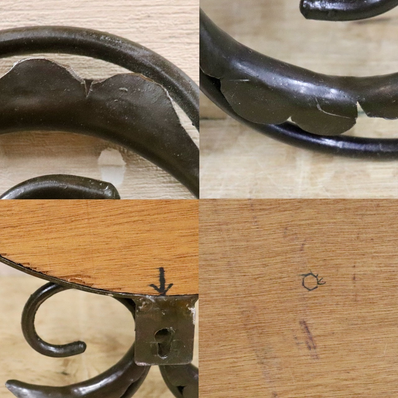 GMHK836E○アイアンミラー ウォールミラー 壁掛けミラー 壁掛け鏡 姿見 アンティーク アイアンフレーム クラシック レトロ