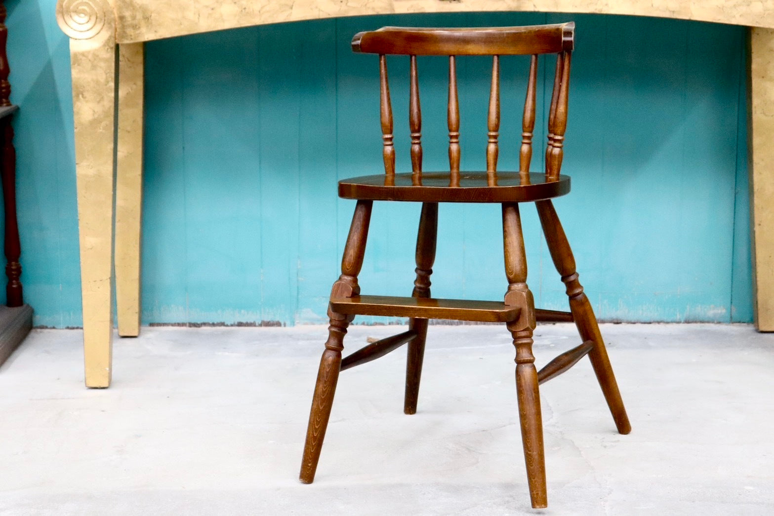 GMHS595A○柏木工 / KASHIWA ベビーチェア 子供椅子 アンティーク ヴィンテージ 飛騨家具 レトロ