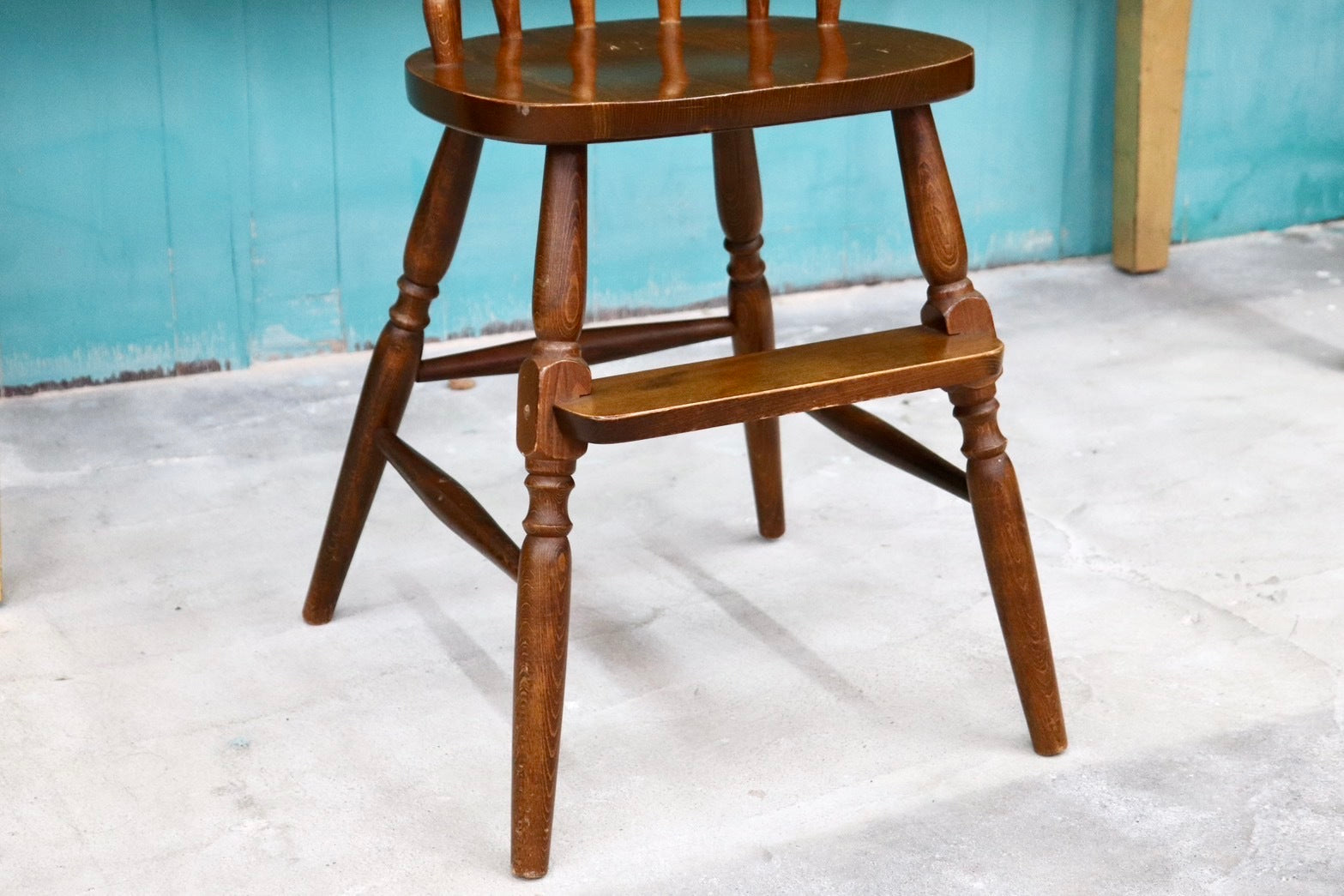 GMHS595A○柏木工 / KASHIWA ベビーチェア 子供椅子 アンティーク ヴィンテージ 飛騨家具 レトロ