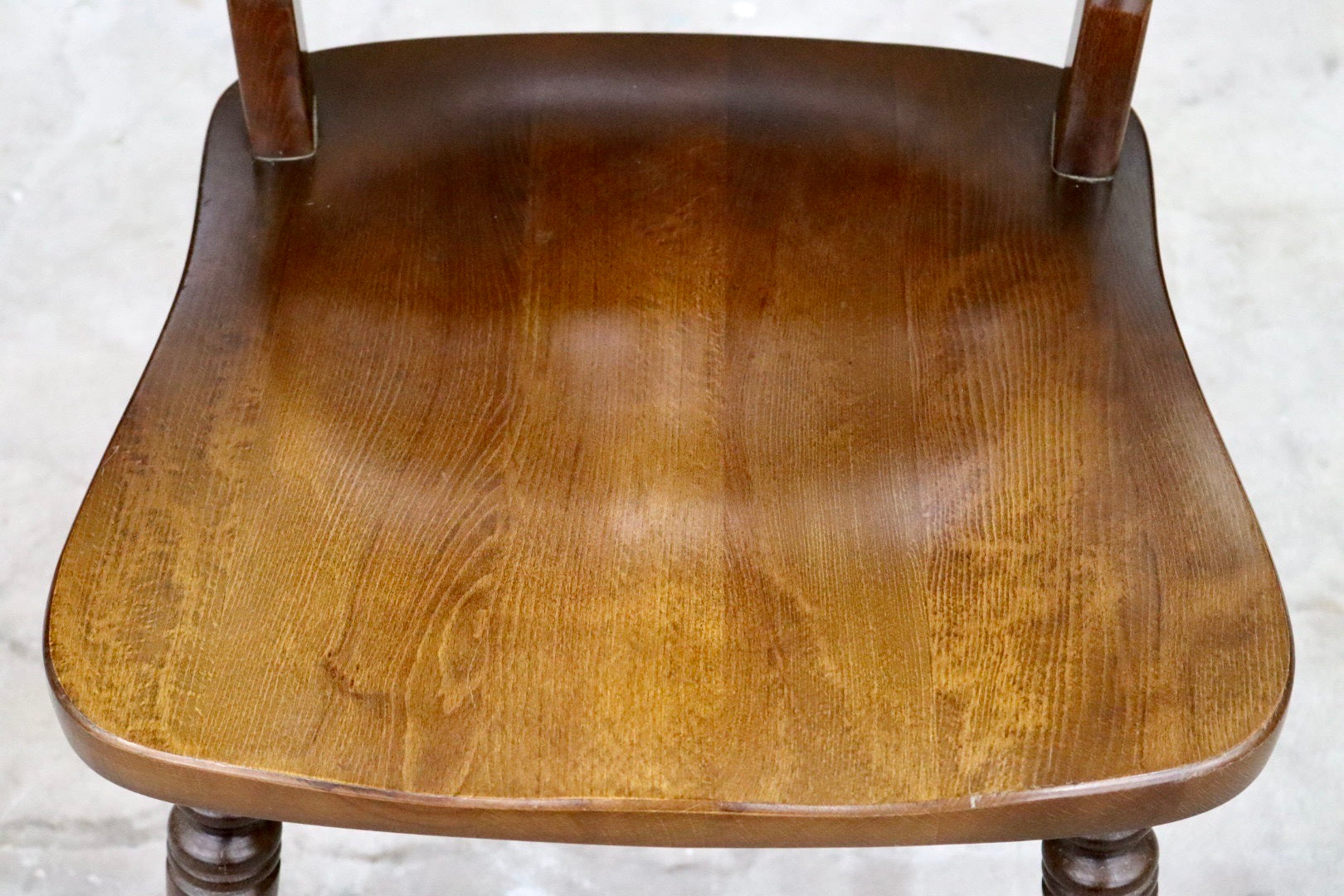 GMHS595B○飛騨産業 / HIDA ダイニングチェア 椅子 アームレスチェア キツツキ 飛騨家具 レトロ カントリー