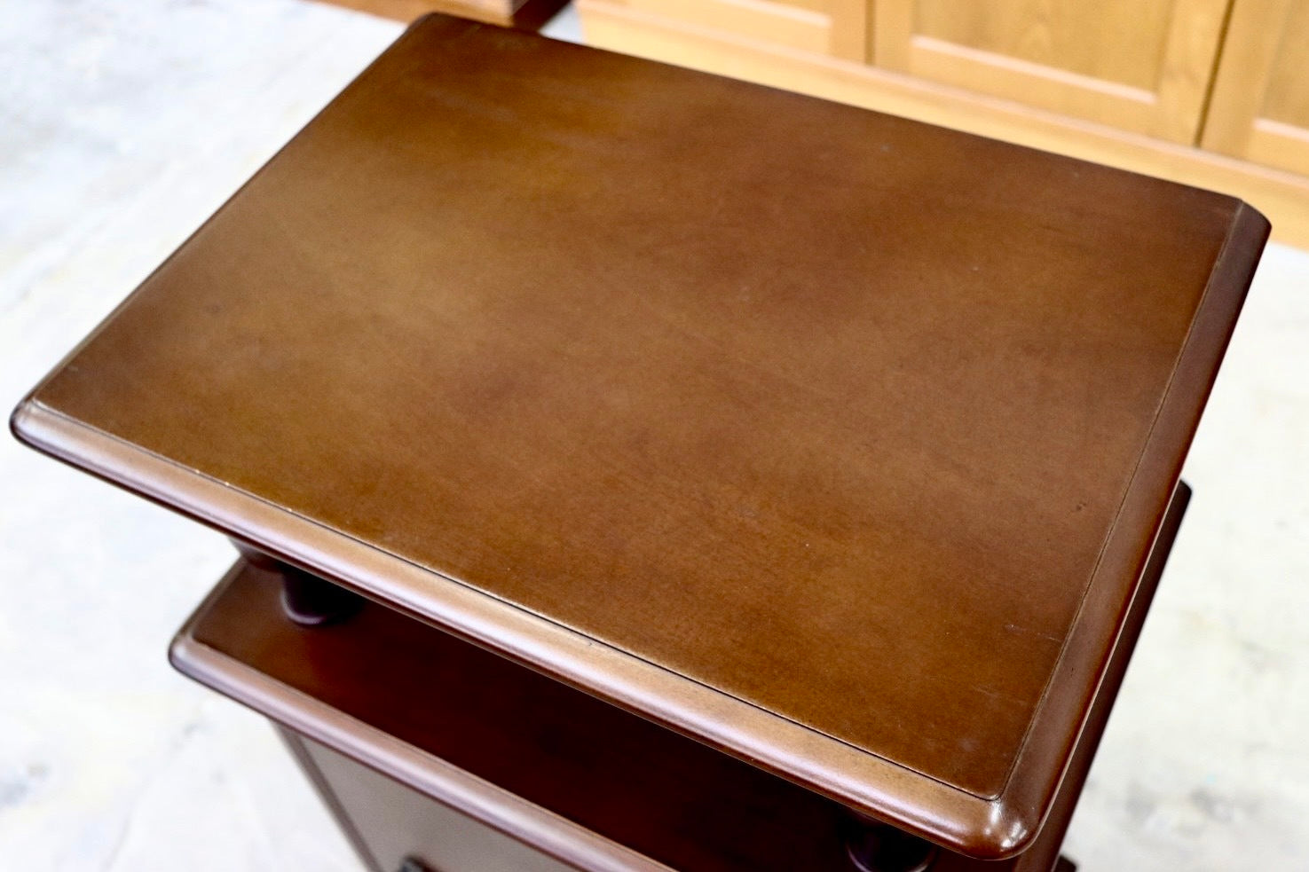 GMHS561○モリシゲ / MORISHIGE 電話台 FAX台 花台 飾り台 収納家具 和家具 和モダン レトロ 国産家具