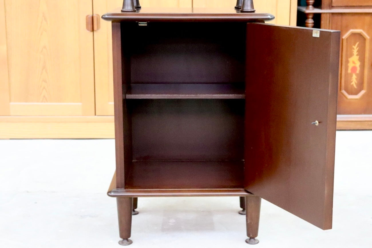 GMHS561○モリシゲ / MORISHIGE 電話台 FAX台 花台 飾り台 収納家具 和家具 和モダン レトロ 国産家具