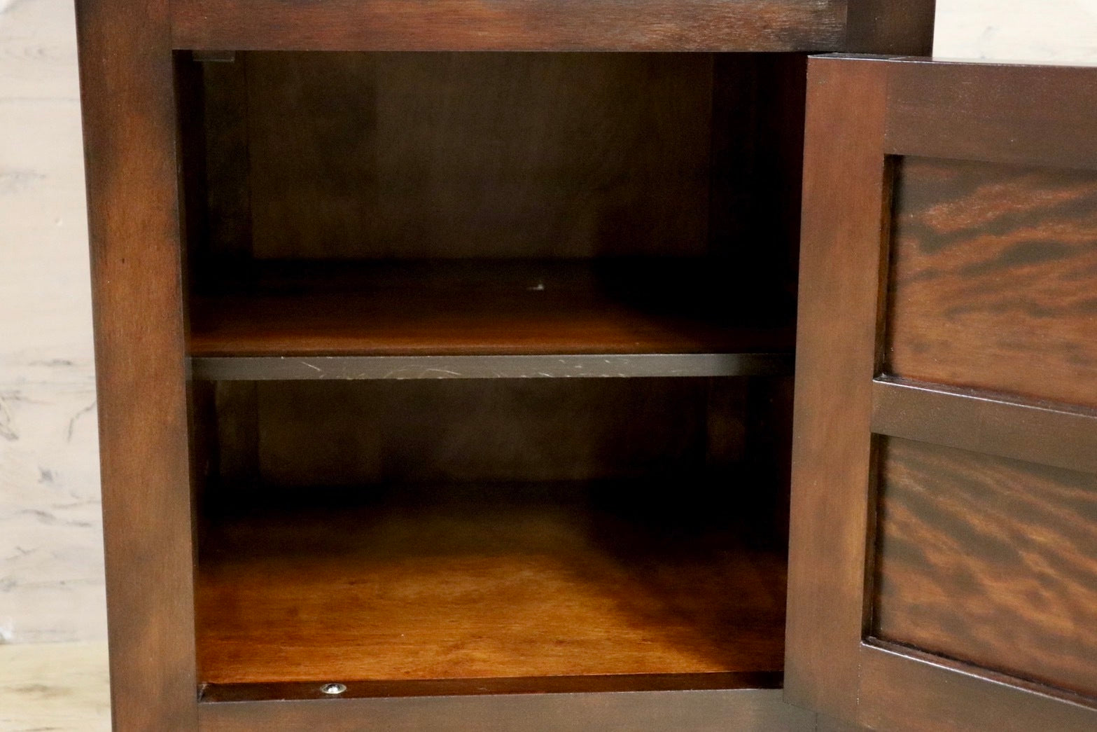 GMIS23A○松本民芸家具 C型電話台 チェスト リビング収納 引出し 収納家具 ミズメザクラ 無垢材 和モダン レトロ 和家具 民藝