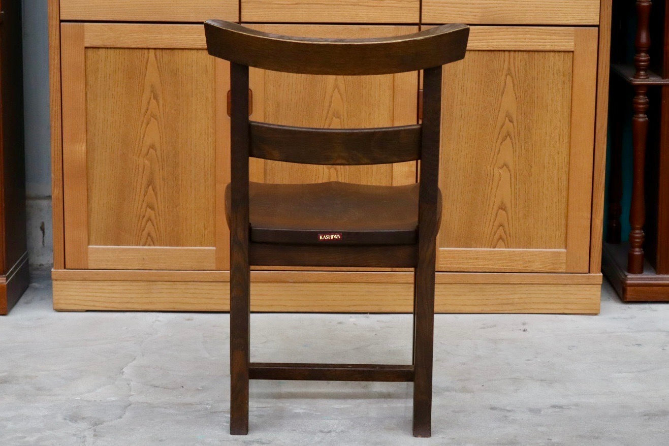 GMIK6○柏木工 / KASHIWA ウィルダネス ダイニングチェア サイドチェア 椅子 飛騨家具 オーク材 古民家 レトロ アンティーク調