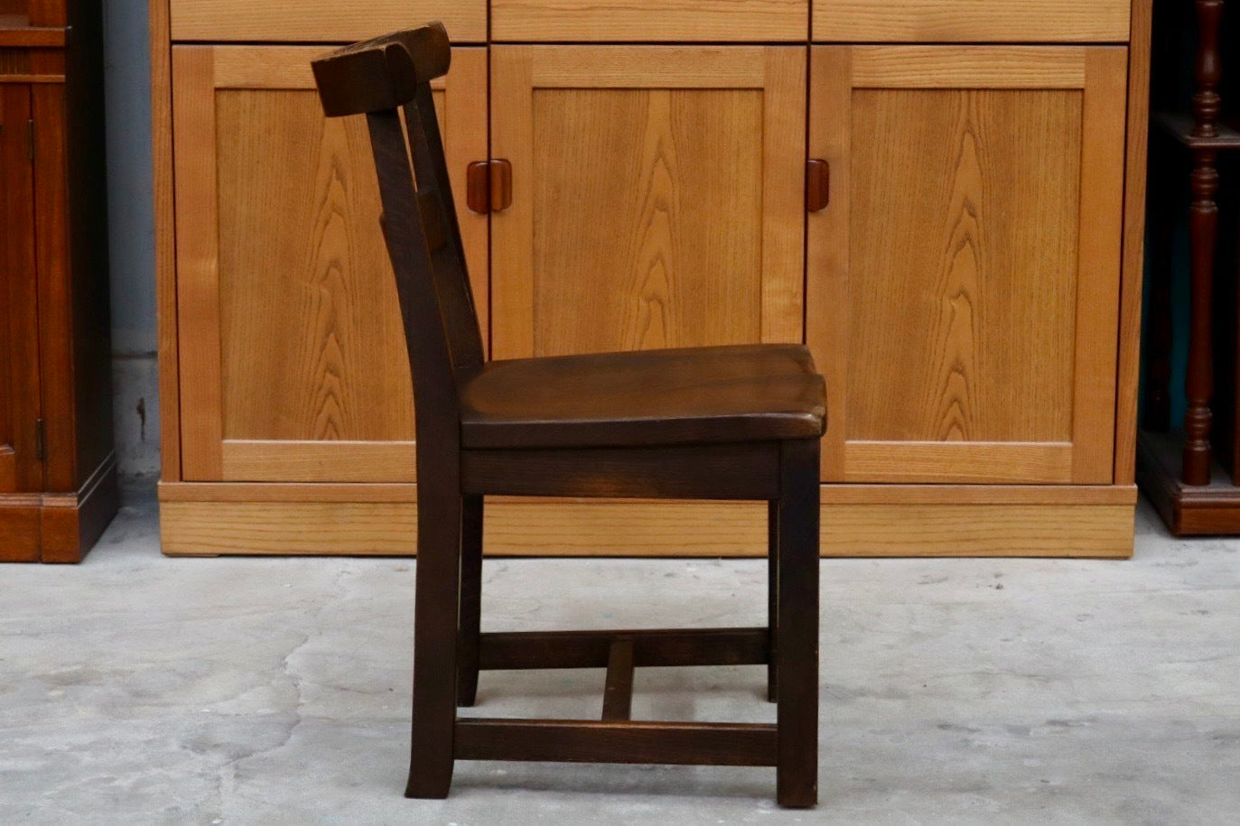 GMIK6○柏木工 / KASHIWA ウィルダネス ダイニングチェア サイドチェア 椅子 飛騨家具 オーク材 古民家 レトロ アンティーク調