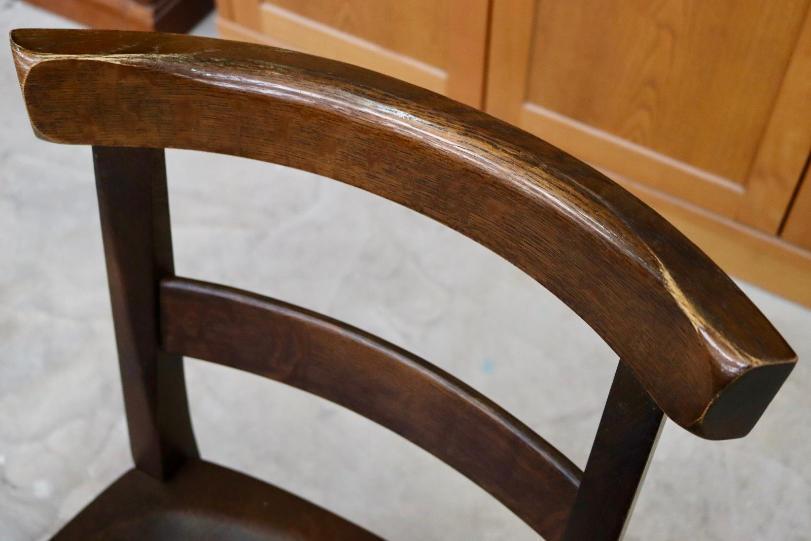 GMIK6○柏木工 / KASHIWA ウィルダネス ダイニングチェア サイドチェア 椅子 飛騨家具 オーク材 古民家 レトロ アンティーク調