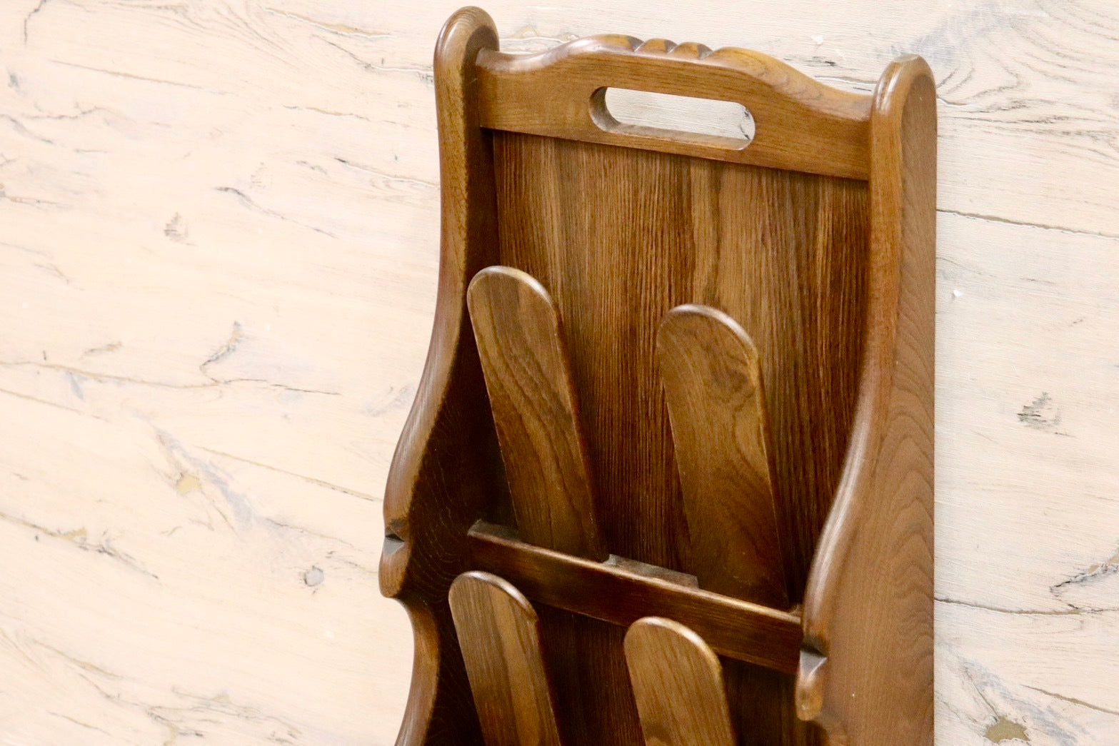 GMIK4A○karimoku / カリモク スリッパラック 収納ラック 玄関収納 スリッパ立て 収納棚 3段 レトロ ヴィンテージ 国産家具