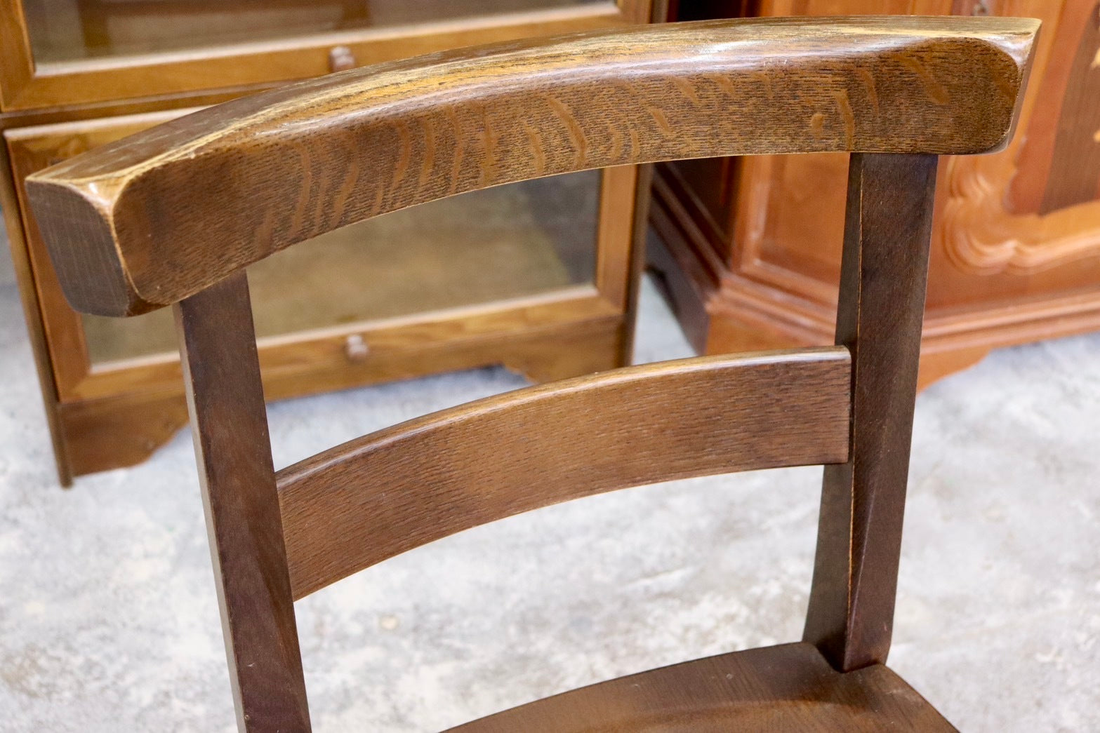 GMIK6A○柏木工 / KASHIWA ウィルダネス ダイニングチェア サイドチェア 椅子 飛騨家具 オーク材 古民家 レトロ アンティーク調