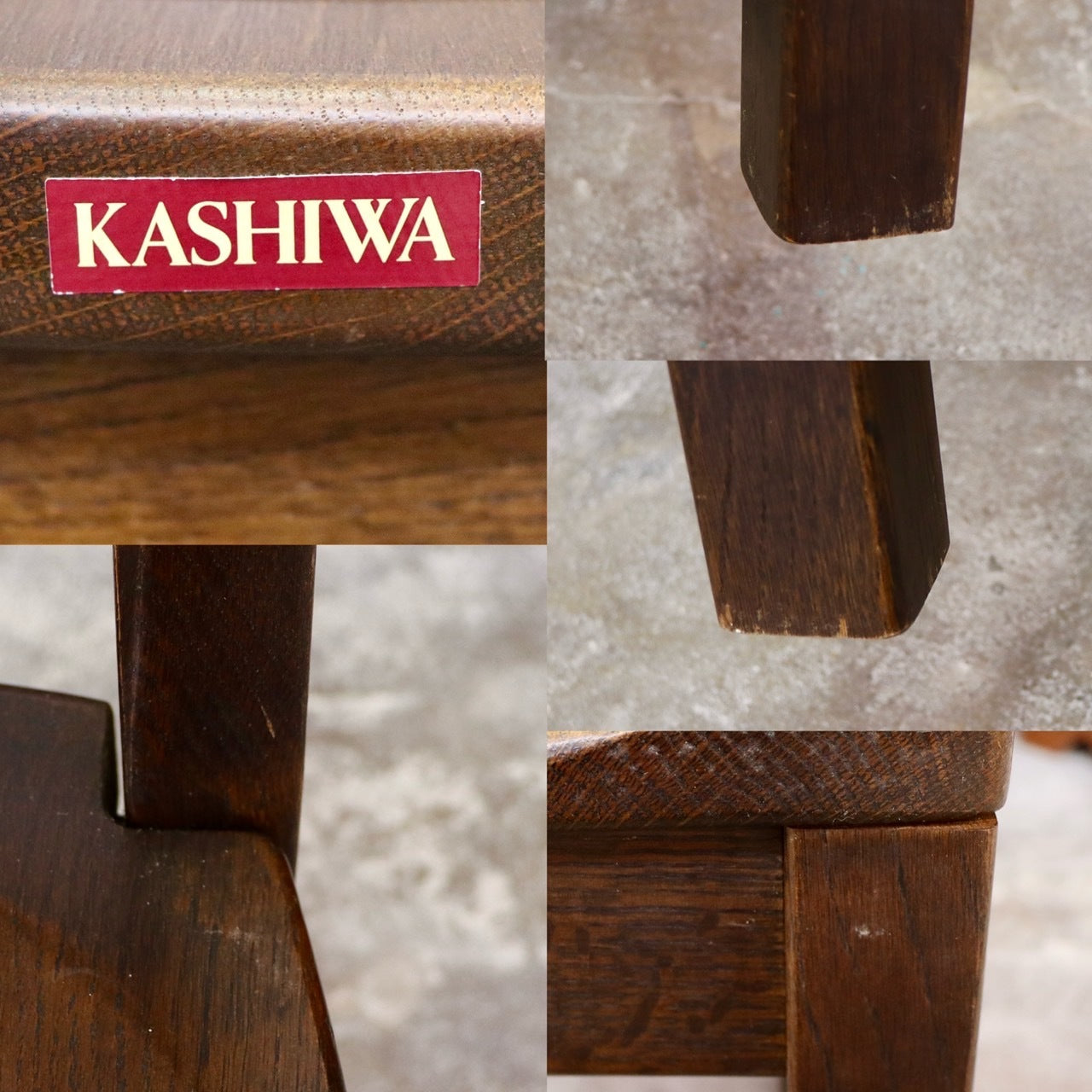 GMIK6A○柏木工 / KASHIWA ウィルダネス ダイニングチェア サイドチェア 椅子 飛騨家具 オーク材 古民家 レトロ アンティーク調