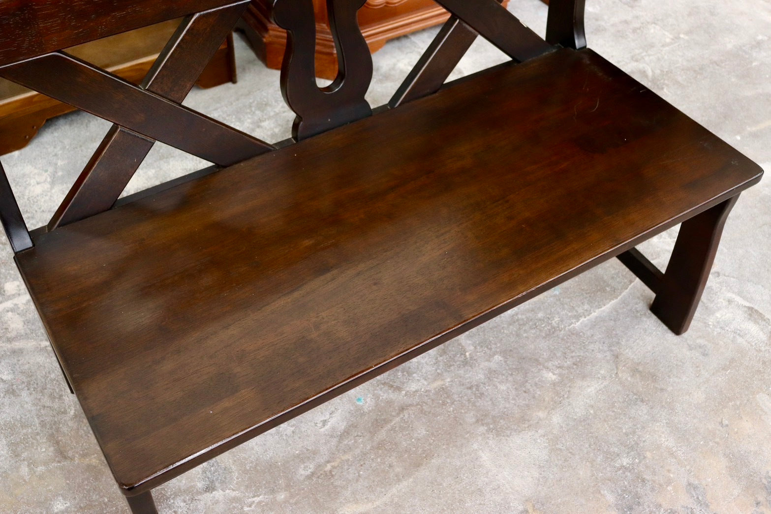 GMIK19B○karimoku / カリモク RUSTIC ルスティック ベンチ ダイニングチェア 椅子 レトロ カントリー 人気廃番 国産家具