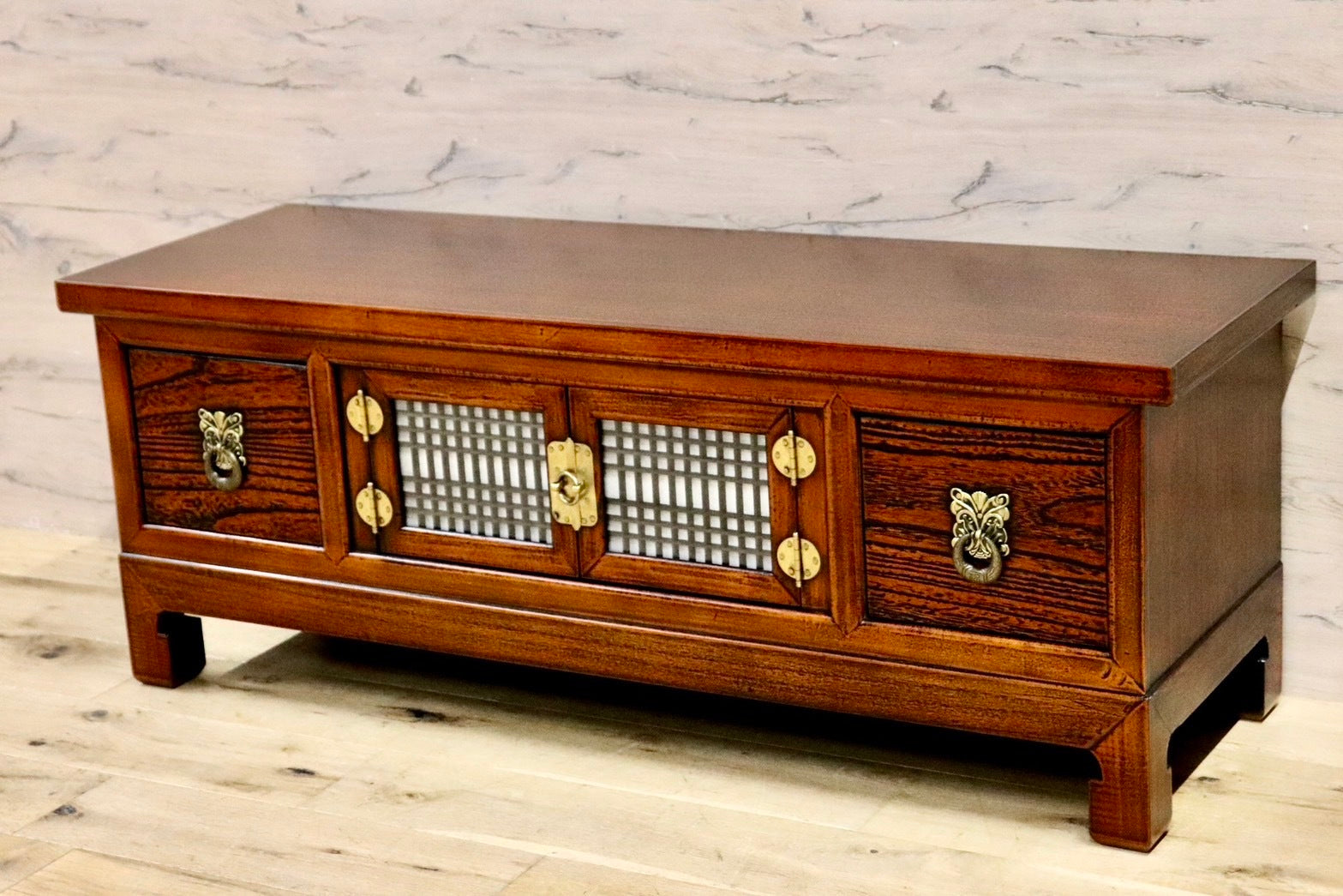 GMHK872○季朝家具 小箪笥 AVボード チェスト ローボード 収納家具 飾り棚 アジアン ヴィンテージ 小物引き出し