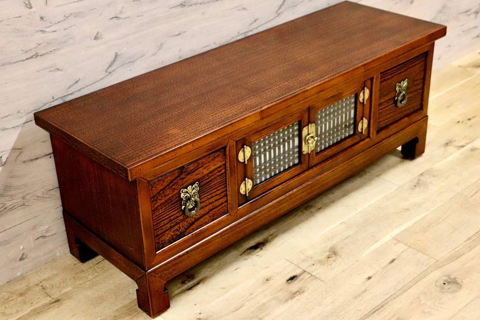 GMHK872○季朝家具 小箪笥 AVボード チェスト ローボード 収納家具 飾り棚 アジアン ヴィンテージ 小物引き出し