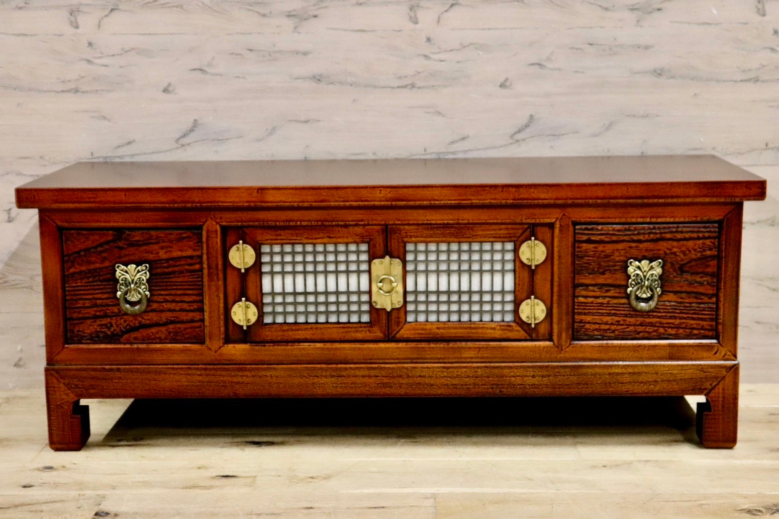 GMHK872○季朝家具 小箪笥 AVボード チェスト ローボード 収納家具 飾り棚 アジアン ヴィンテージ 小物引き出し