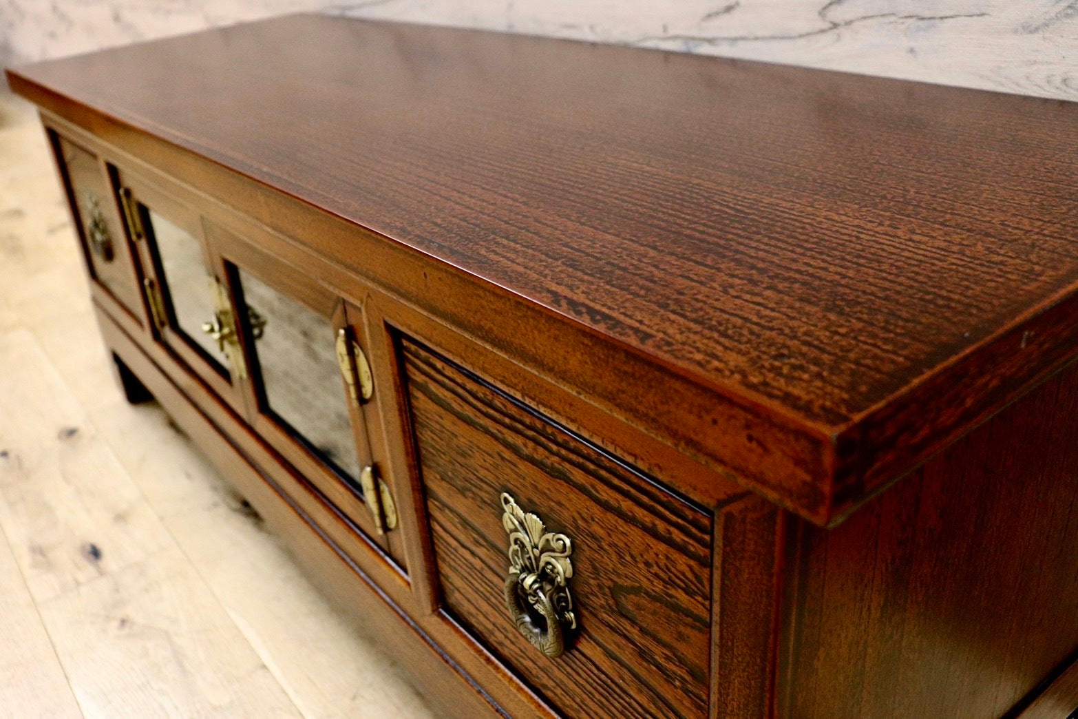 GMHK872○季朝家具 小箪笥 AVボード チェスト ローボード 収納家具 飾り棚 アジアン ヴィンテージ 小物引き出し