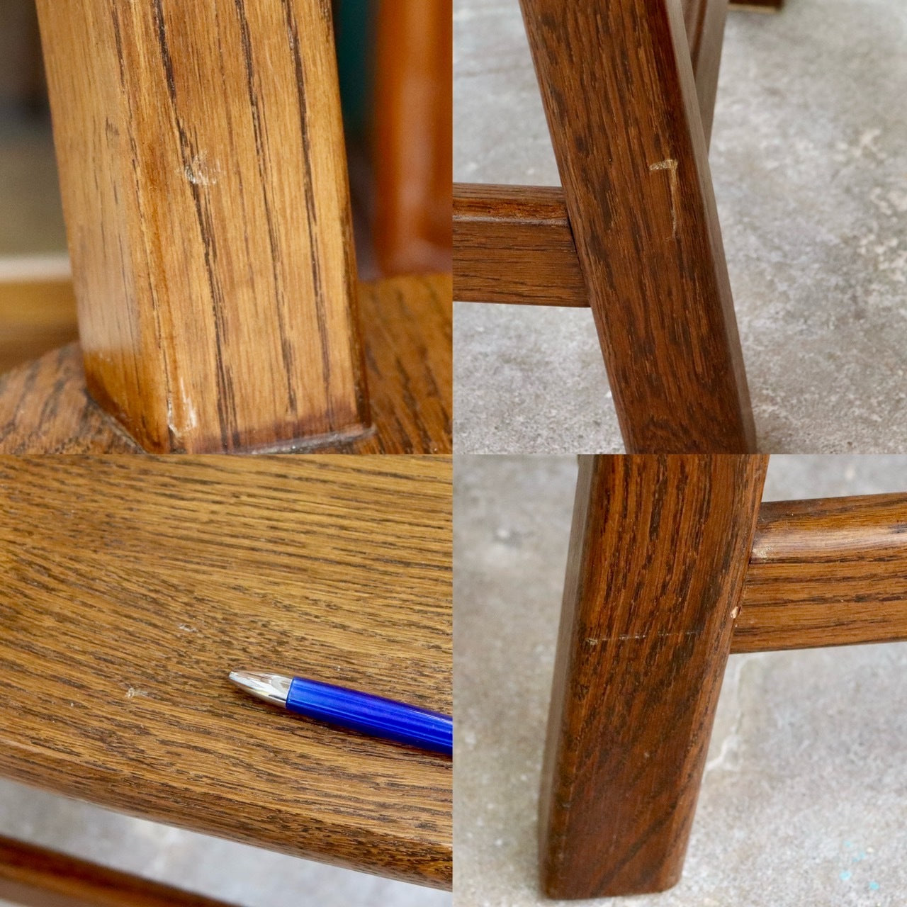 GMHS595B○オランダ製 ダッチカントリー ダイニングチェア 椅子 店舗什器 オーク無垢材 カントリー ヴィンテージ