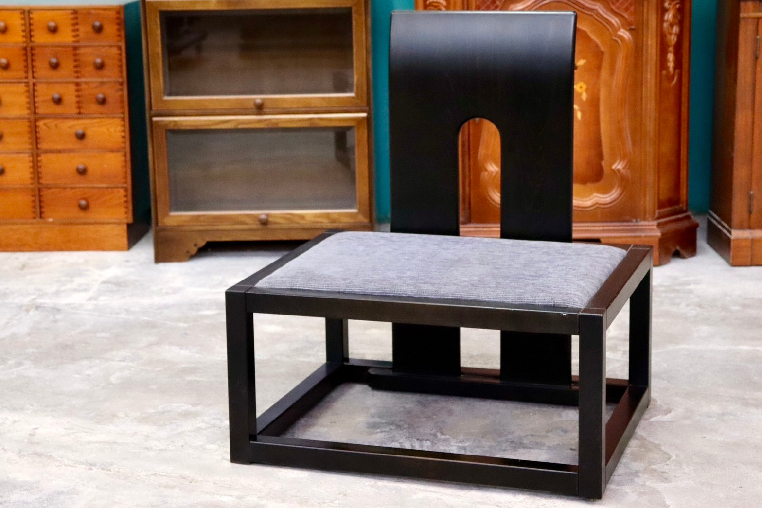 GMIK10C○静岡家具製作所 プラザ Lチェア ダイニングチェア 木製椅子 和モダン 座敷 天然木