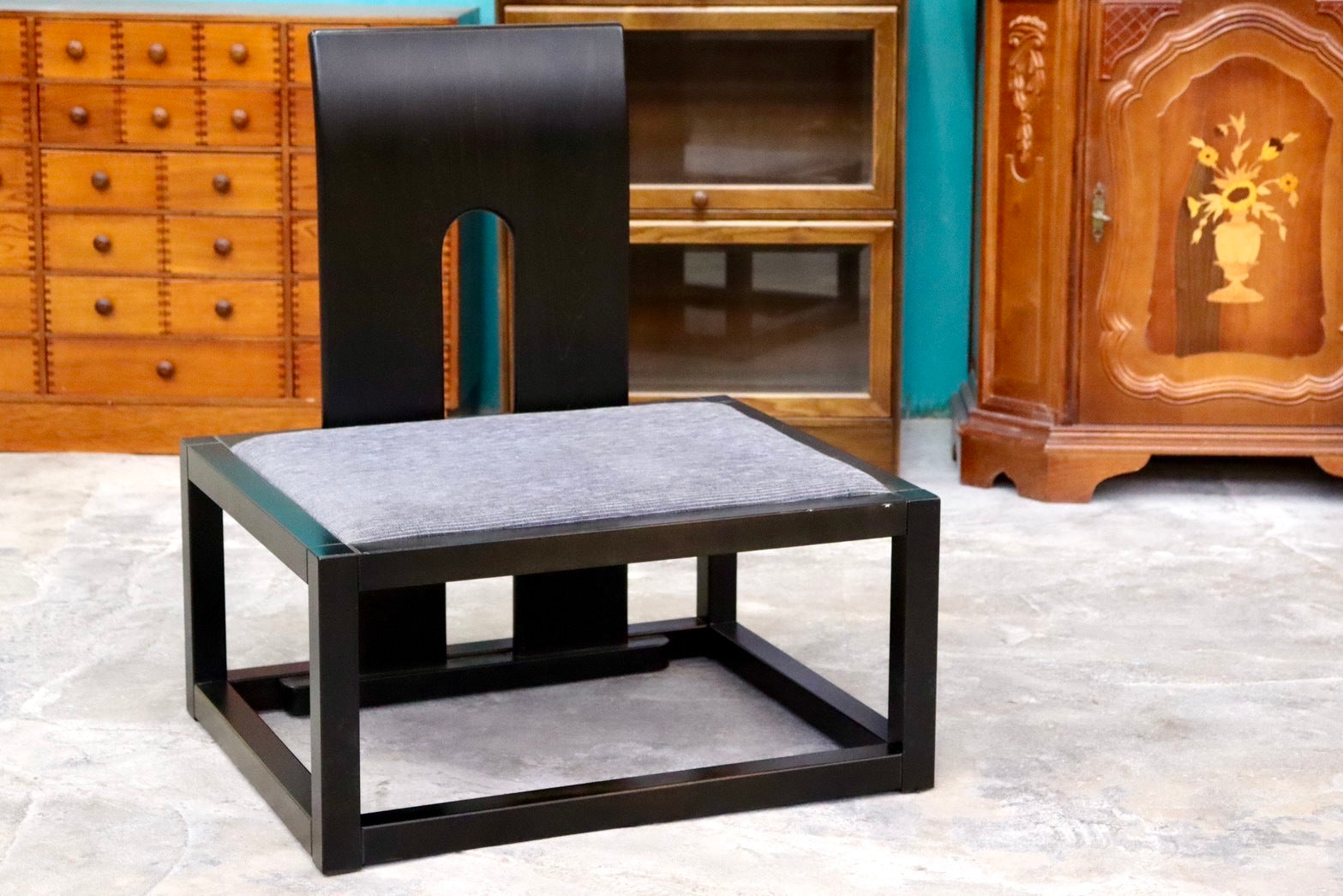 GMIK10C○静岡家具製作所 プラザ Lチェア ダイニングチェア 木製椅子 和モダン 座敷 天然木