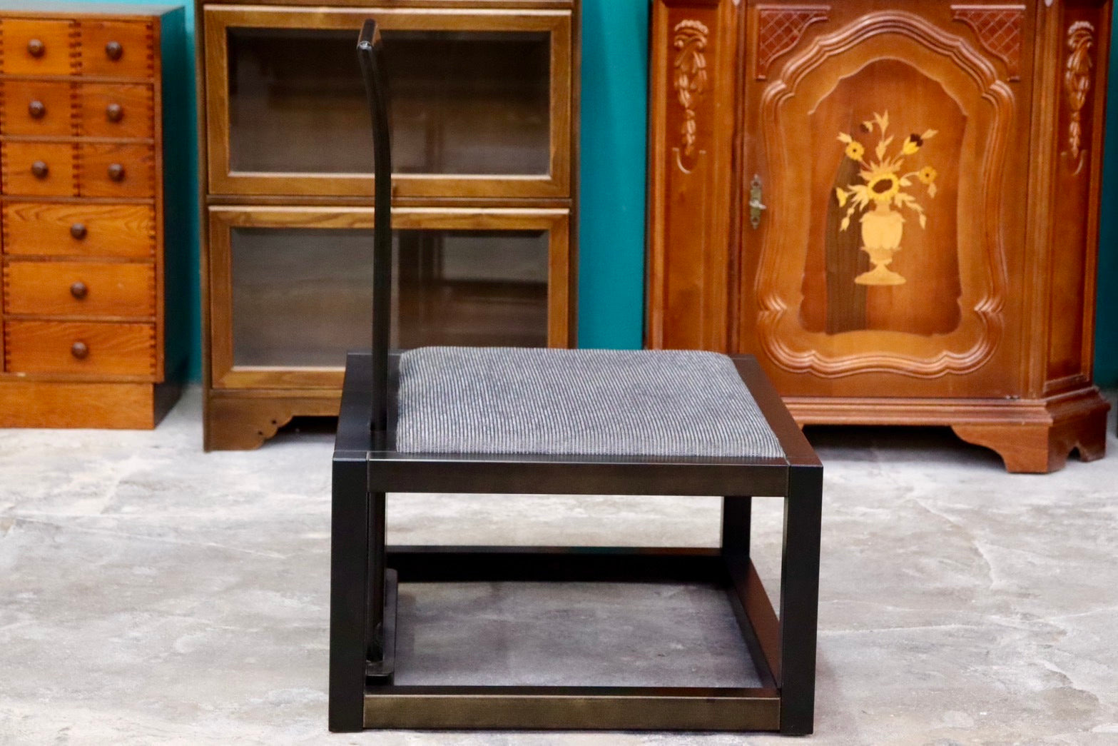 GMIK10C○静岡家具製作所 プラザ Lチェア ダイニングチェア 木製椅子 和モダン 座敷 天然木