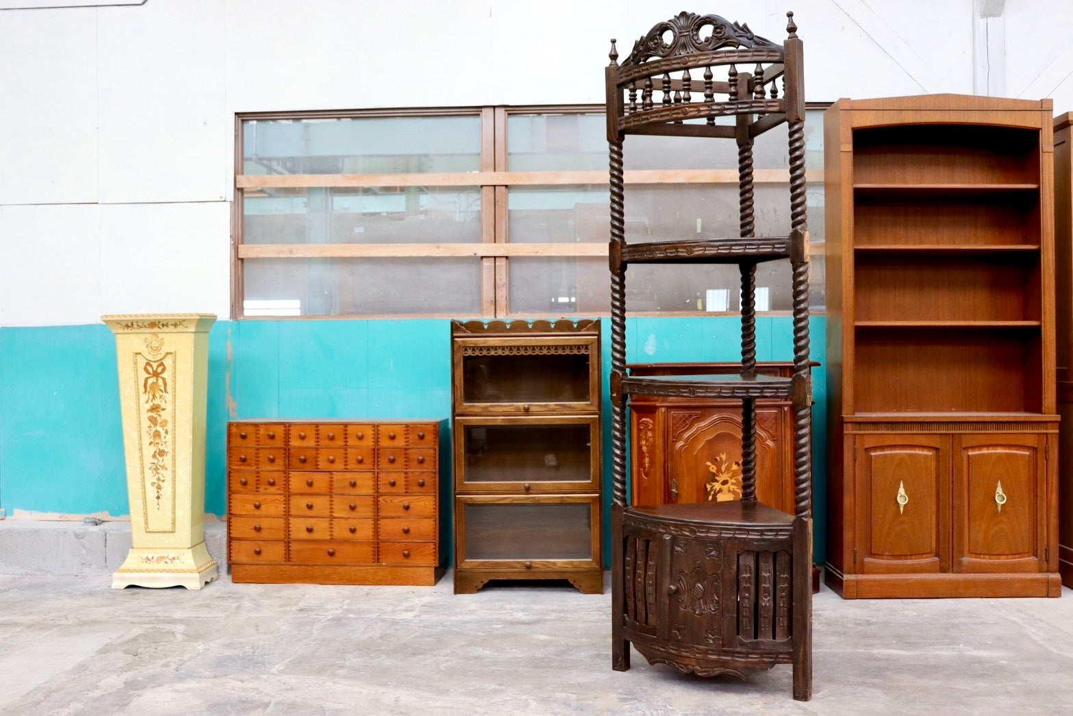 GMIK41○COLONY HOUSE / コロニーハウス コーナーラック 飾り棚 シェルフ ラック ヴィンテージ アンティーク レトロ