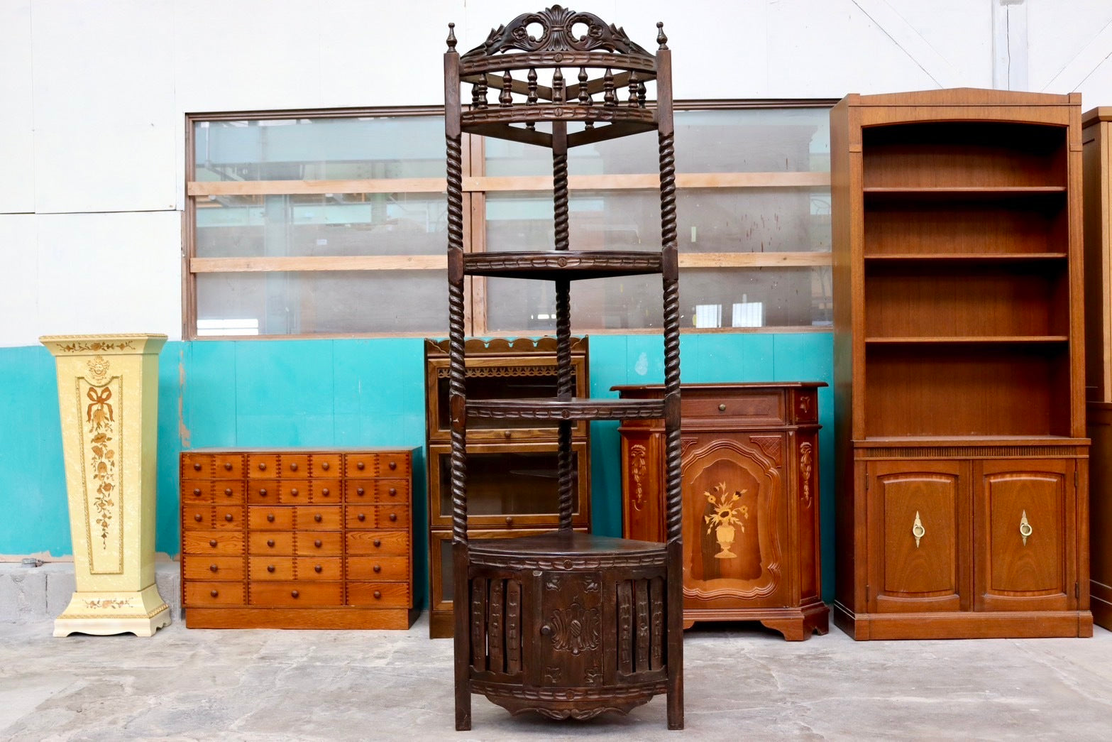 GMIK41○COLONY HOUSE / コロニーハウス コーナーラック 飾り棚 シェルフ ラック ヴィンテージ アンティーク レトロ