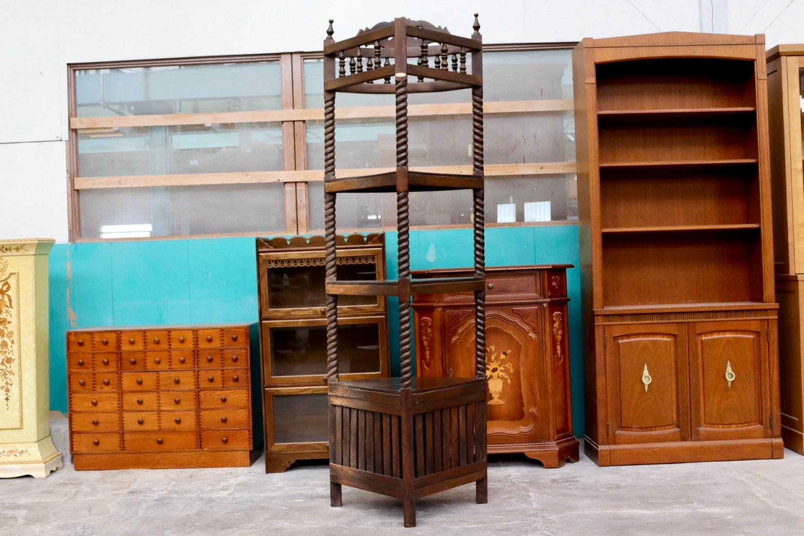 GMIK41○COLONY HOUSE / コロニーハウス コーナーラック 飾り棚 シェルフ ラック ヴィンテージ アンティーク レトロ