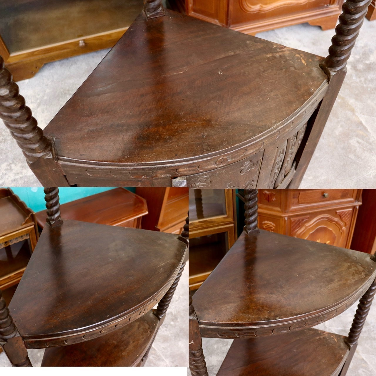 GMIK41○COLONY HOUSE / コロニーハウス コーナーラック 飾り棚 シェルフ ラック ヴィンテージ アンティーク レトロ