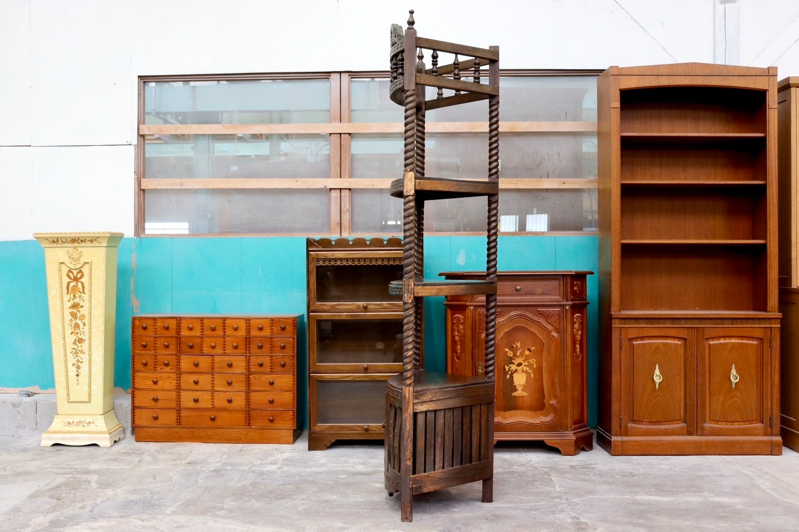 GMIK41○COLONY HOUSE / コロニーハウス コーナーラック 飾り棚 シェルフ ラック ヴィンテージ アンティーク レトロ