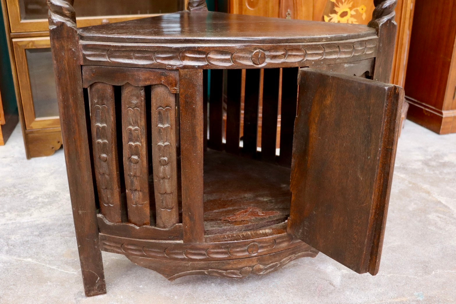 GMIK41○COLONY HOUSE / コロニーハウス コーナーラック 飾り棚 シェルフ ラック ヴィンテージ アンティーク レトロ