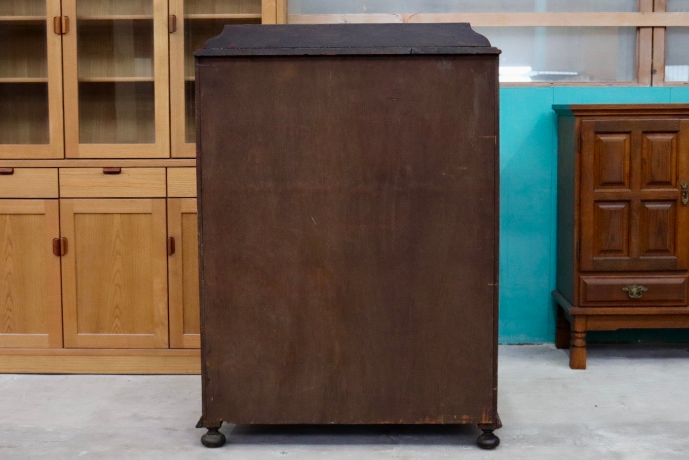 GMIH23○英国クラシックスタイル チェスト 整理箪笥 収納家具 引き出し リビング収納 オーク材 アンティーク クラシカル ヴィンテージ